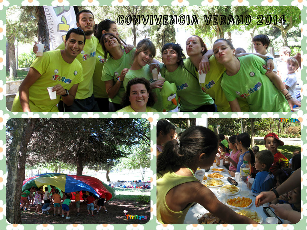 CONVIVENCIA TIRITANER@ VERANO 2014