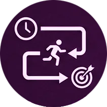 icono linea de tiempo
