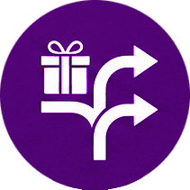 flechas con caja regalo